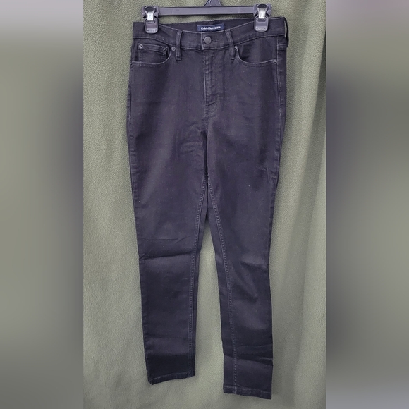 Calvin Klein Jeans Denim - Calvin Klein Black High Rise Skinny Jeans for Women Size 27